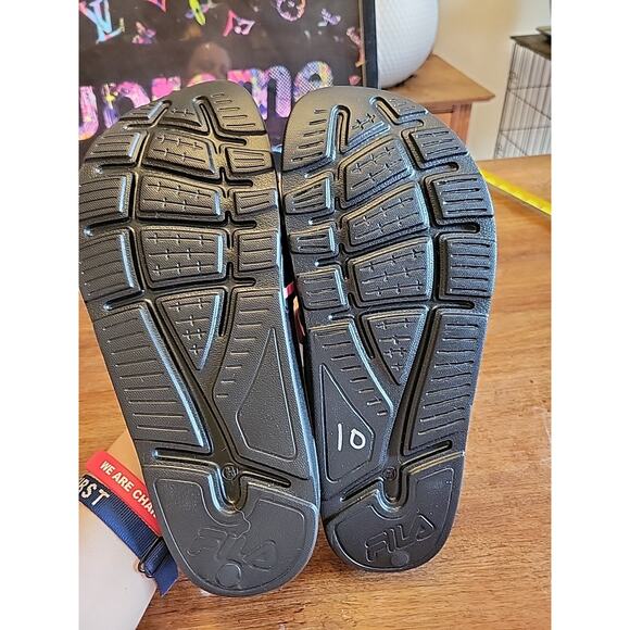 FILA Women's Slide Sandal Black Size Women's 10 New - Picture 6 of 6
